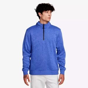 Nike Dri-Fit Men's Golf Hoodie Half Zip Pullover Blue Mens Size M